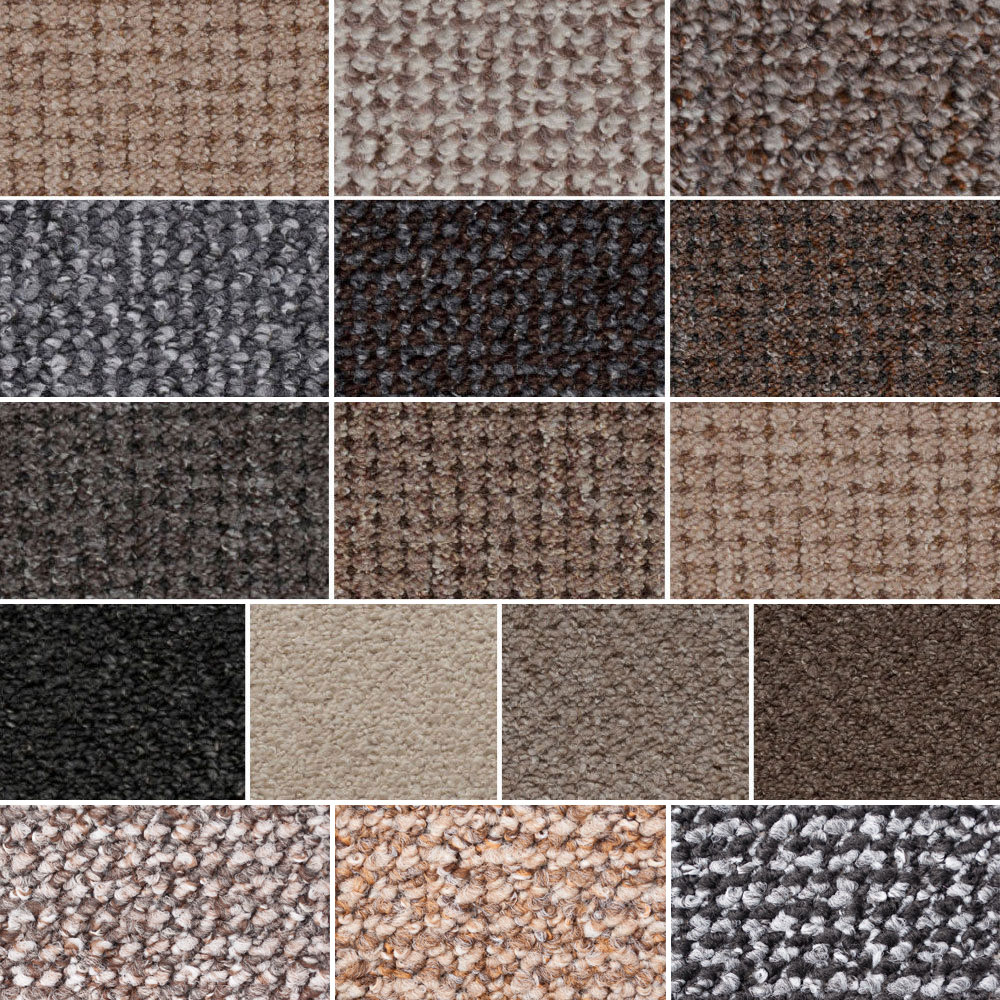 Hardwearing Feltback Loop Berber Quality Carpet Roll, Lounge Bedroom