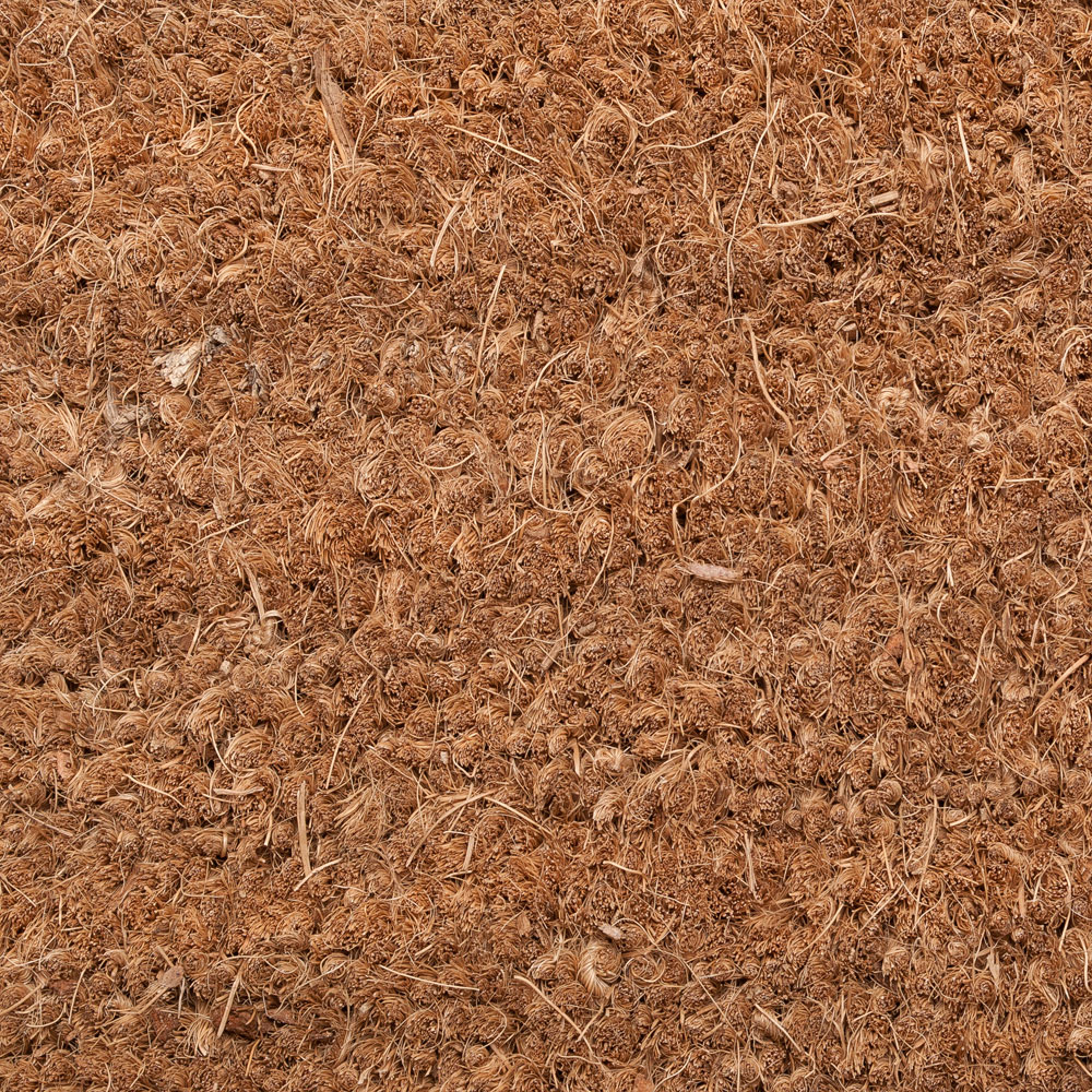 Quality Coir Matting, CHEAP Heavy Duty 17mm Beige Entrance Roll, 1m