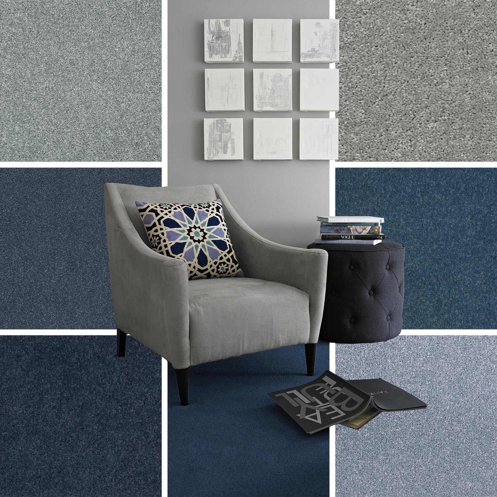 Blue Carpet, Cheap Blue Carpets, Twist & Saxony Pile Blue Carpets