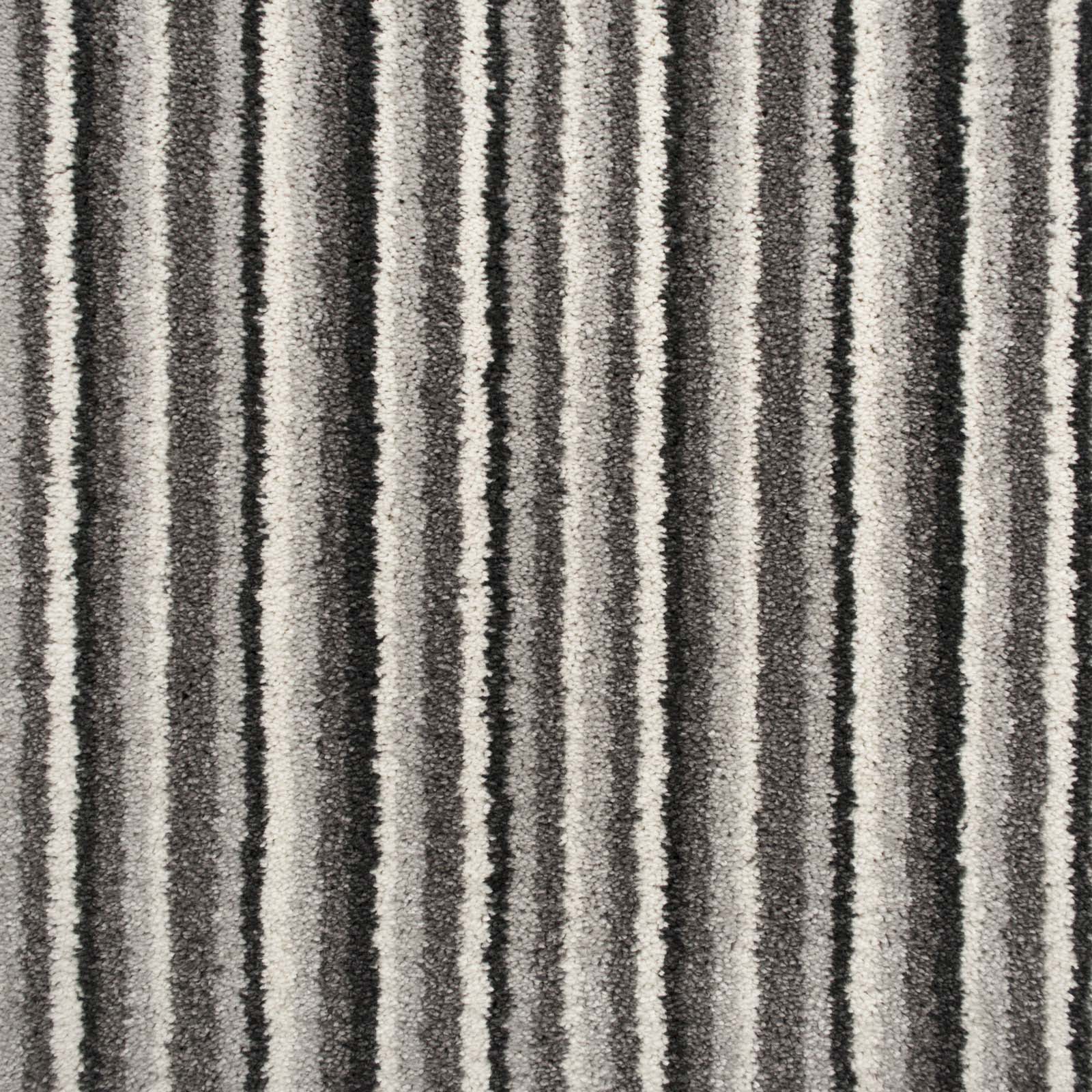 Grey Stripe Feltback Soft Supreme Saxony