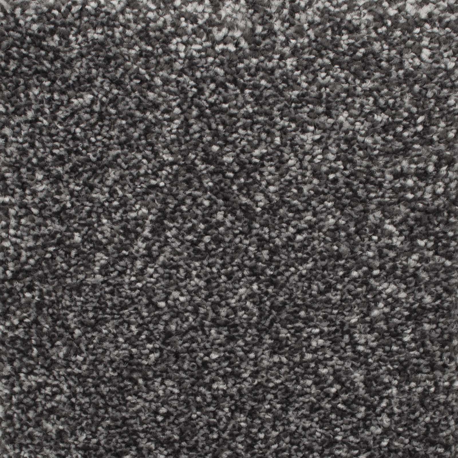 Dark Grey Luxury 17mm Saxony Actionback Carpet Flecked Hard Wearing 4m