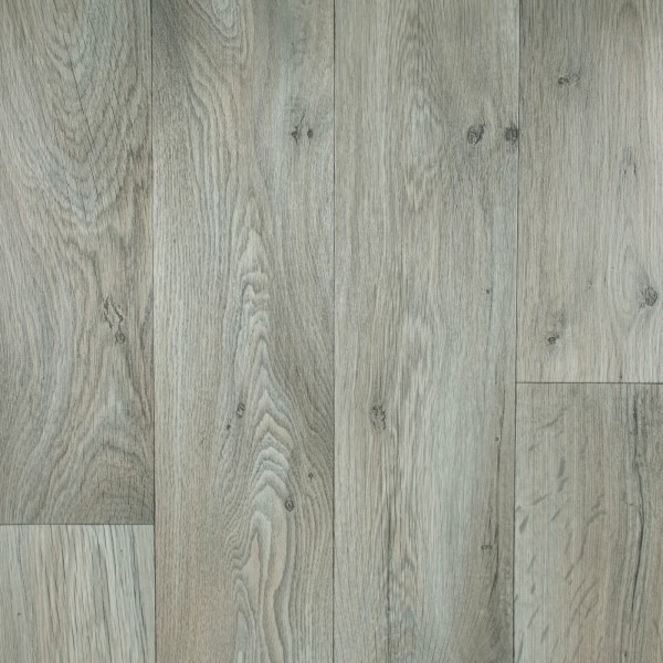 Light Grey Plank Effect Vinyl Flooring Cheap Kitchen Bathroom Lino 2m